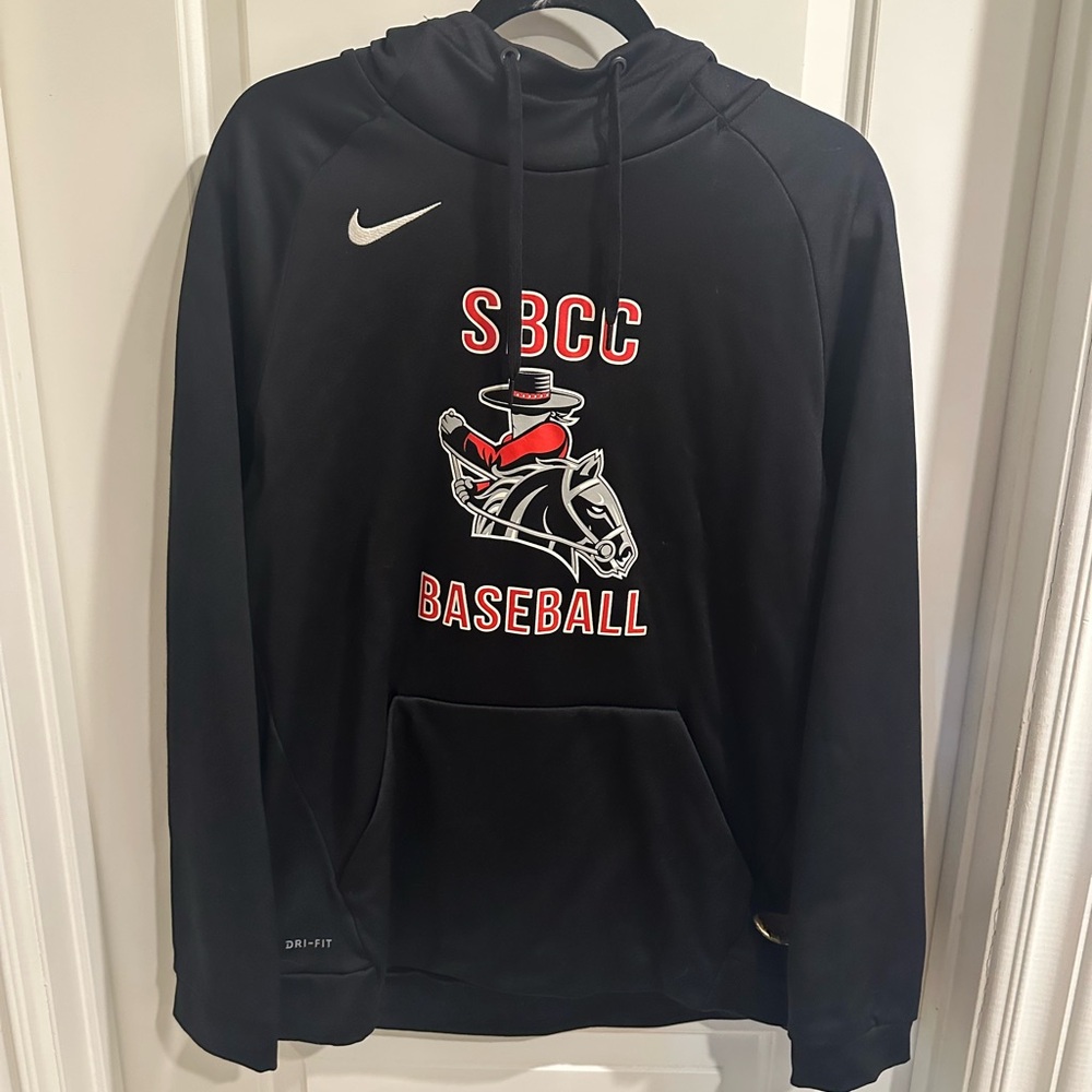 Men’s Santa Barbara baseball Nike Black Dri-FIT Hoodie size Medium